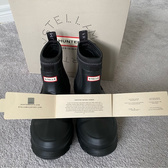 SOLD: HUNTER Stella McCartney Rain Rubber Boots Limited Edition BNWT - Picture 3 of 9